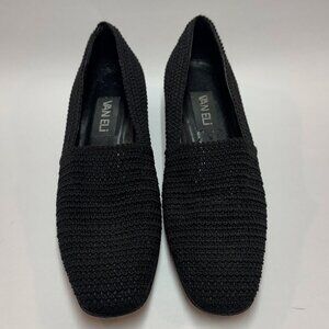 VANELI Women's 8.5 Narrow Black Knit Flat Loafer